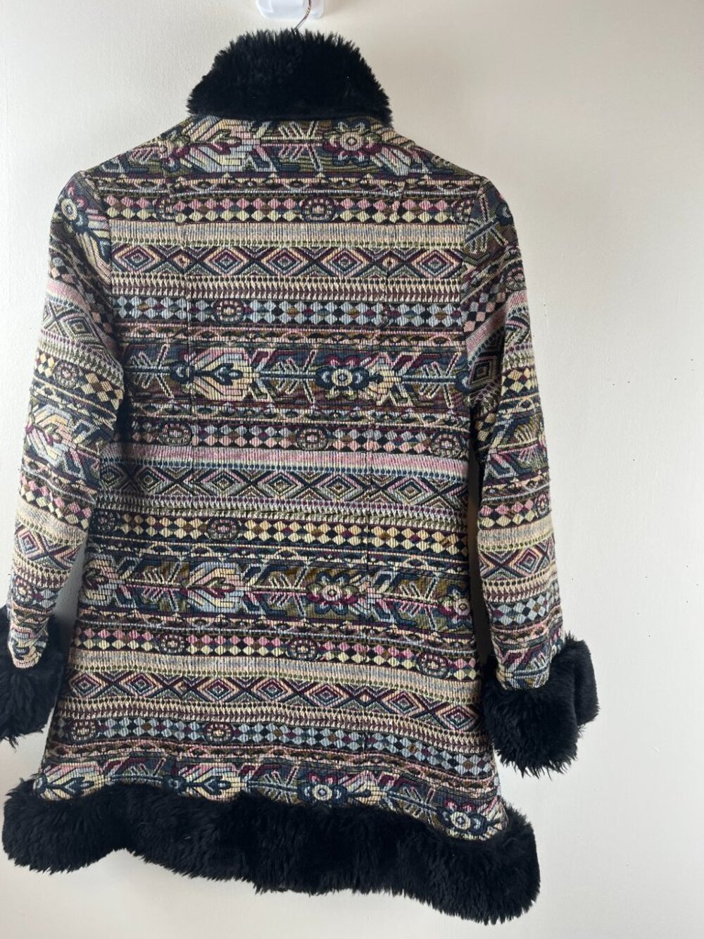 Vintage Tapestry Brocade Coat S/M - Picture 2 of 7